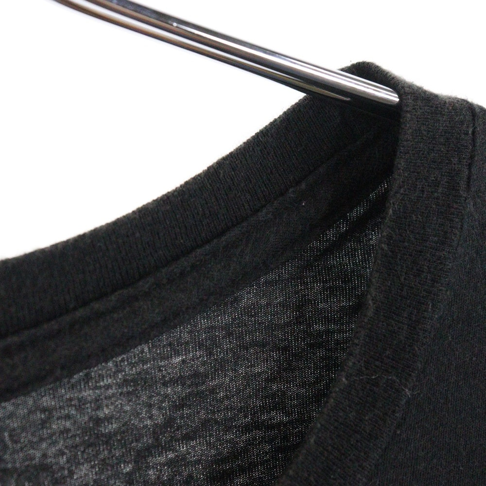 CHROME HEARTS(クロムハーツ) CROSS PATCH POCKET S/S TEE スクロールラベル CHクロスパッチ 半袖Tシャツ ブラック