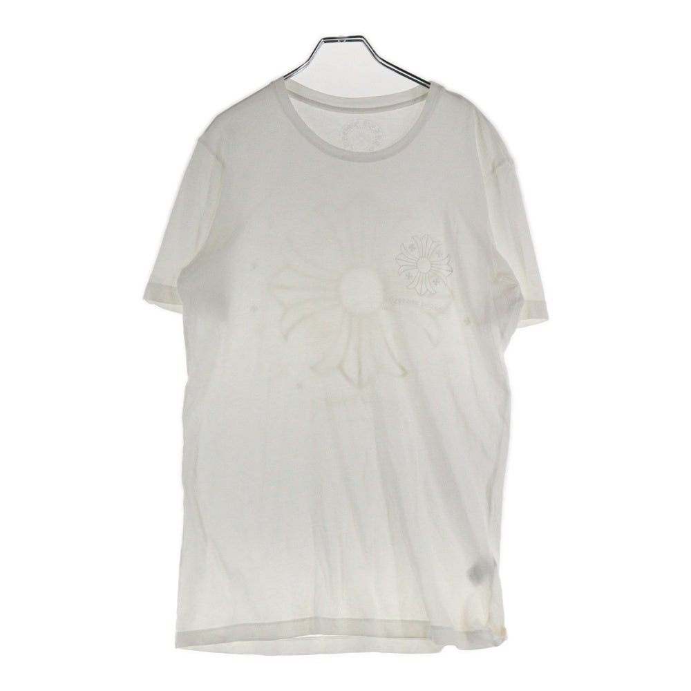 CHROME HEARTS(クロムハーツ) CH T-SHRT CHプラス クロスプリント 半袖Tシャツ ホワイト