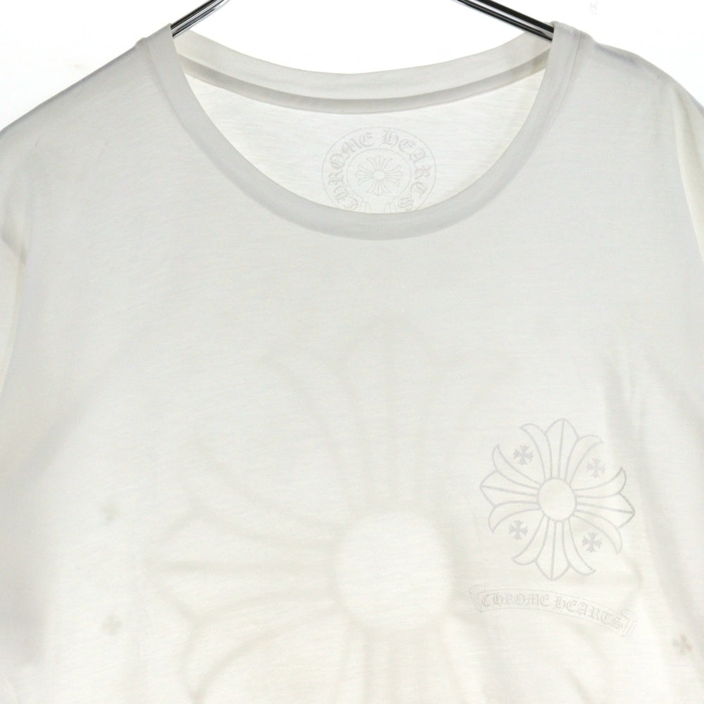 CHROME HEARTS(クロムハーツ) CH T-SHRT CHプラス クロスプリント 半袖Tシャツ ホワイト