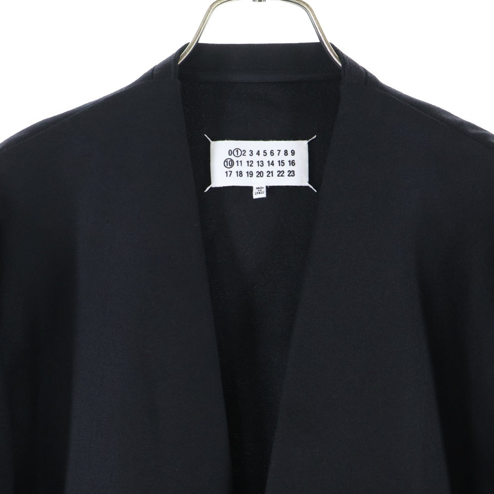 Maison Martin Margiela(メゾンマルタンマルジェラ) 25AW S50BN0318 S47782 ノーカラー ジャケット ブラック
