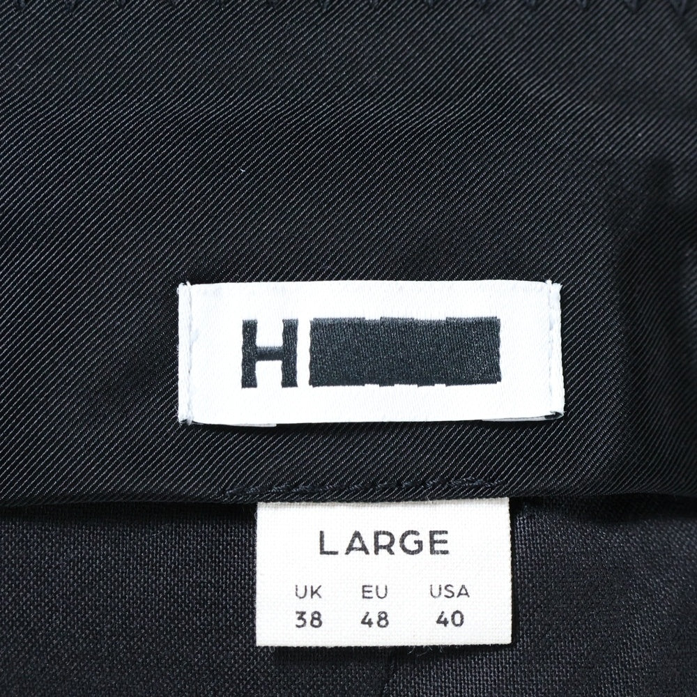 H BEAUTY&YOUTH(エイチ ビューティーアンドユース) WIDE PANTS ワイドスラックス パンツ ブラック 1214-1-000002