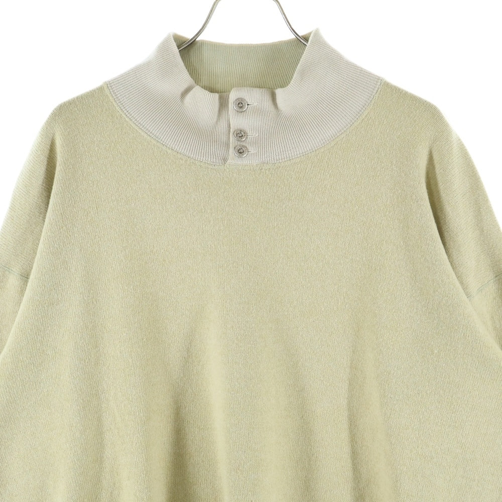 STONE ISLAND(ストーンアイランド) 80s ARCHIVE Green Edge マッシモオスティ期 ボトルネック ウール ニット ベージュ