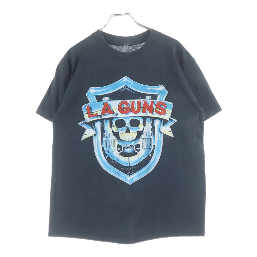 VINTAGE(ヴィンテージ) 80S L.A. GUNS NO MERCY TOUR 88 両面プリント 半袖tシャツ ブラック