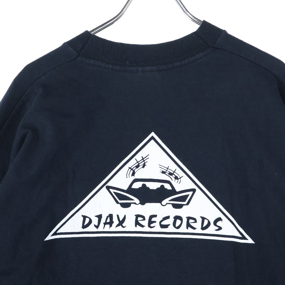 VINTAGE(ヴィンテージ) 90S ACID JUNKIES スマイルプリント ロングスリーブ 長袖Tシャツ ブラック