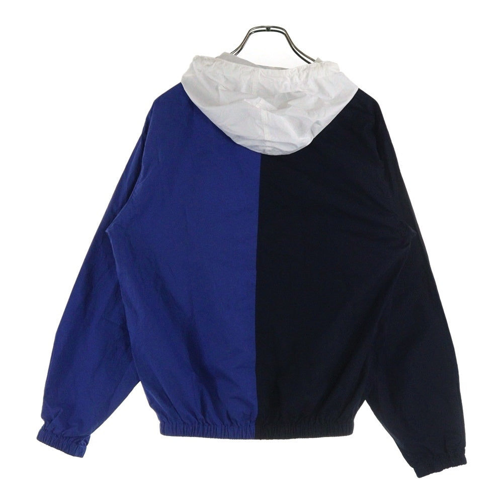 POLO RALPH LAUREN(ポロラルフローレン) STADIUM 1992 復刻 ハーフジップ アノラックジャケット プルオーバー フーディ ネイビー/ブルー