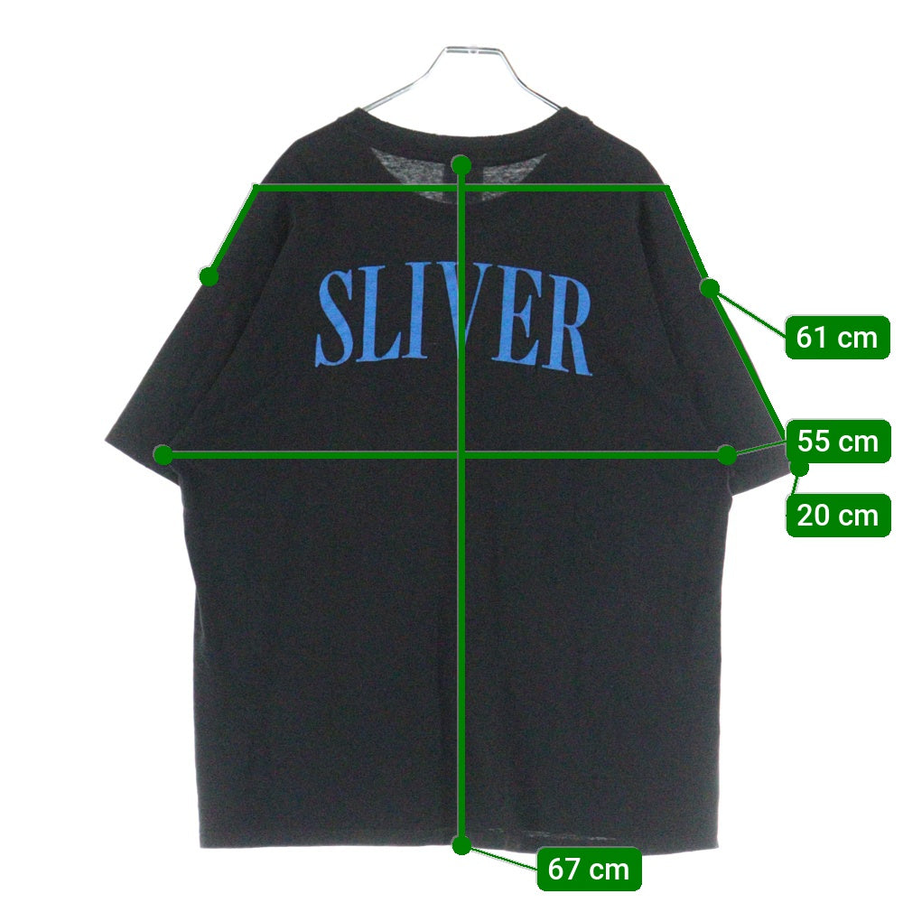 VINTAGE(ヴィンテージ) 90s NIRVANA SLIVER BACKSTAGE PASS ニルヴァーナ スリバー バックステージパス 両面プリント 半袖Tシャツ ブラック