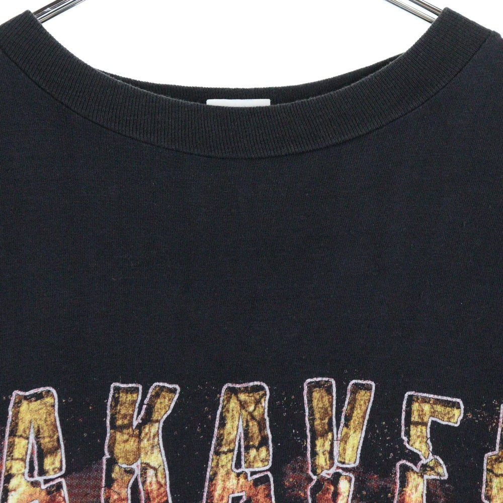 VINTAGE(ヴィンテージ) 90S BOOTLEG 2PAC LIFE OF AN OUTLAW THE 7DAY THEORY ツーパック ブートレッグ プリントTシャツ 半袖カットソー ブラック