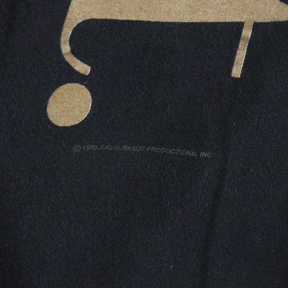 VINTAGE(ヴィンテージ) 90s JANET JACKSON 1993 WORLD TOUR TEE ジャネットジャクソン 両面プリント半袖Tシャツ カットソー ブラック