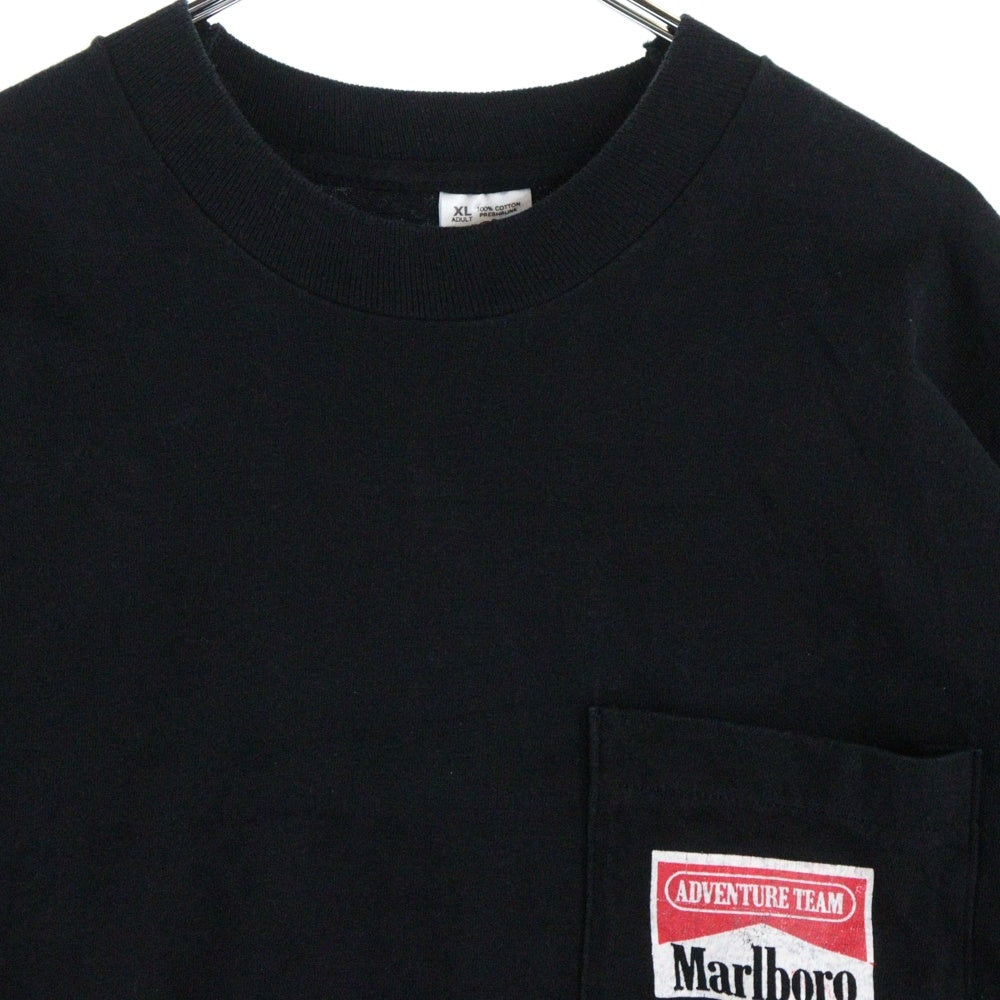 VINTAGE(ヴィンテージ) 90s Marlboro COYOTE BLUFF POCKET TEE マルボロ コヨーテ 両面プリント半袖Tシャツ カットソー ブラック