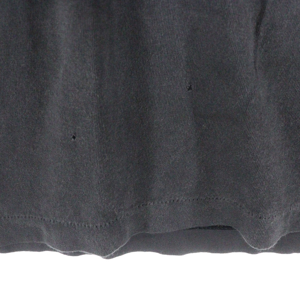 SAINT MICHAEL(セントマイケル) 24AW X DENIM TEARS SS TEE ST TEARS 半袖Tシャツ カットソー ブラック SM-YS1-0000-C45