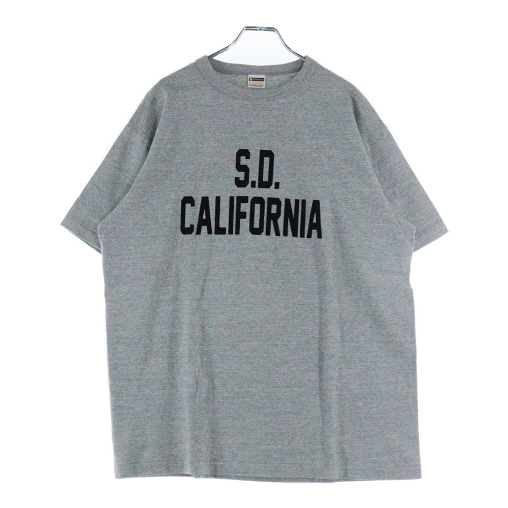 STANDARD CALIFORNIA(スタンダード カリフォルニア) SD 88/12 LOGO ロゴプリント 半袖Tシャツ カットソー グレー