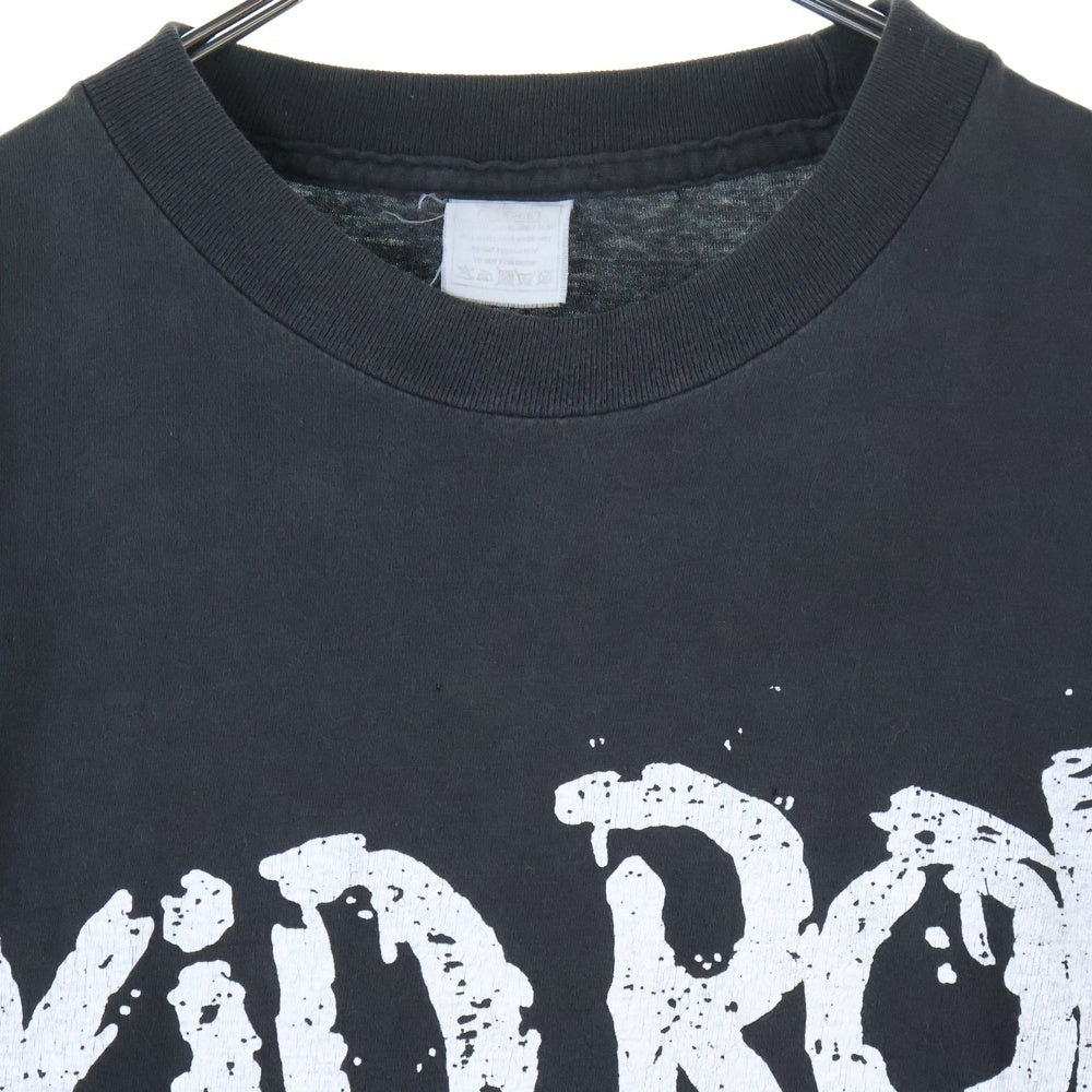 VINTAGE(ヴィンテージ) 90s SKID ROW NO FUCKIN'S FRII.I.S TOUR TEE 1992/1992 スキッドロウ 半袖Tシャツ カットソー ブラック