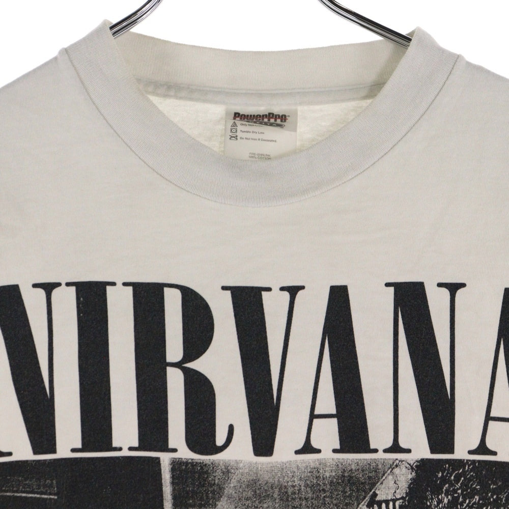 VINTAGE(ヴィンテージ) 90s NIRVANA BLEACH SUBPOP ニルヴァーナ サブポップ 半袖Tシャツ カットソー ホワイト