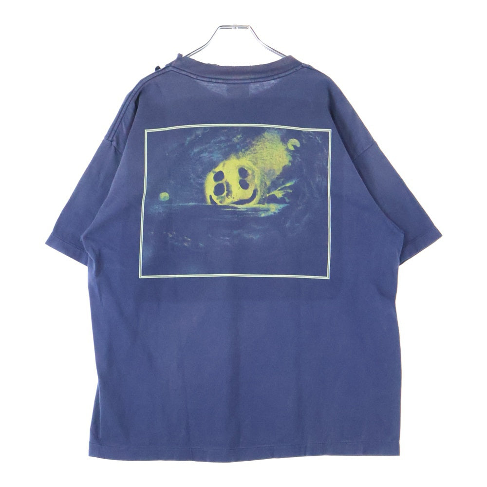 SAINT MICHAEL(セントマイケル) 24AW CP＿SS STAR TEE Freak 半袖Tシャツ カットソー ネイビー SM-YS1-0000-C03