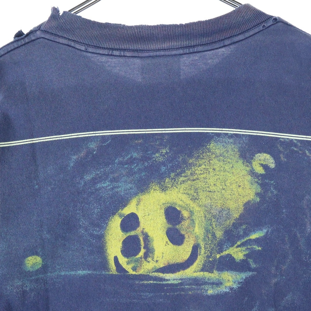 SAINT MICHAEL(セントマイケル) 24AW CP＿SS STAR TEE Freak 半袖Tシャツ カットソー ネイビー SM-YS1-0000-C03