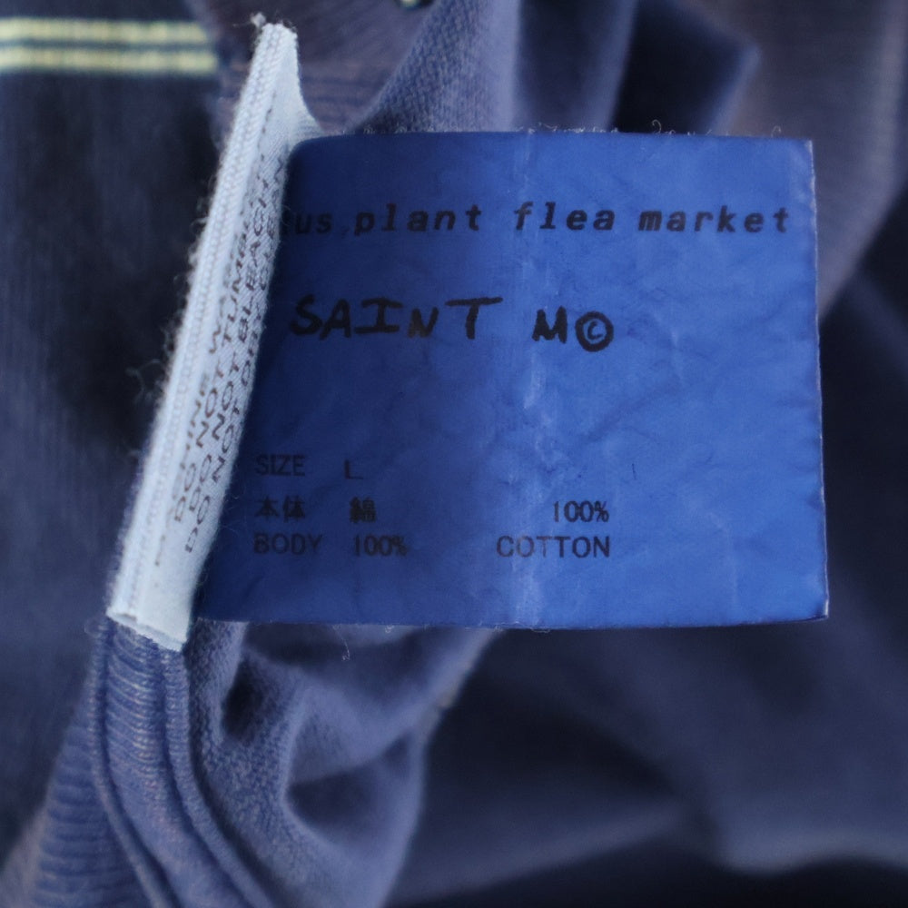 SAINT MICHAEL(セントマイケル) 24AW CP＿SS STAR TEE Freak 半袖Tシャツ カットソー ネイビー SM-YS1-0000-C03