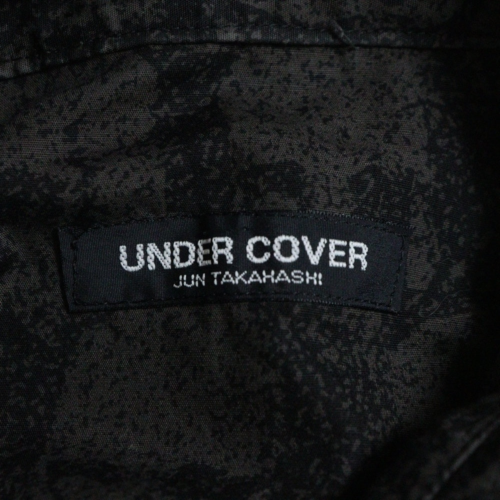 UNDERCOVER(アンダーカバー) 98AW EXCHANGE期 Archive スカル総柄シャツ 長袖シャツ グレー