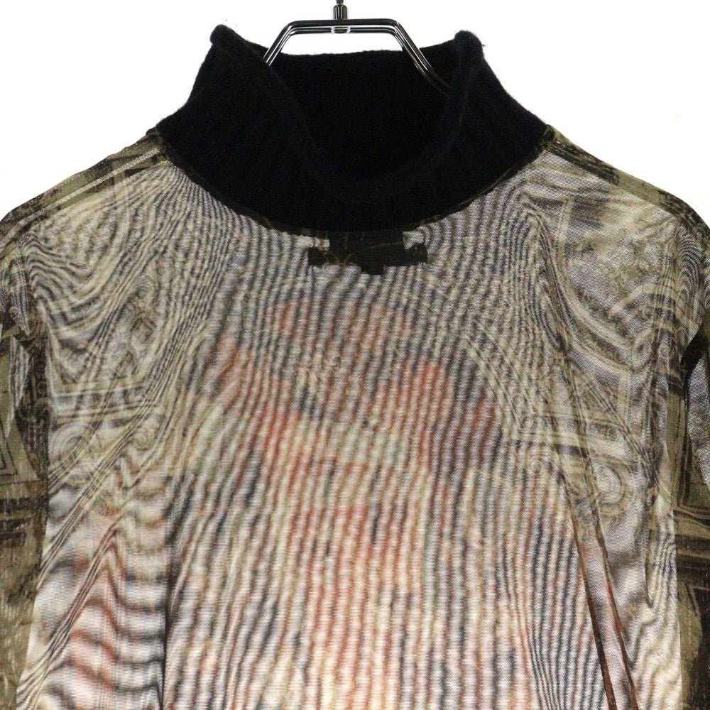 Jean Paul GAULTIER(ジャンポールゴルチエ) 98AW Cathedral Mesh Power Net パワーネット セカンドスキン ブラウン