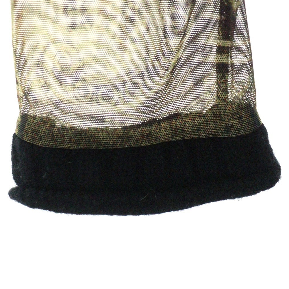 Jean Paul GAULTIER(ジャンポールゴルチエ) 98AW Cathedral Mesh Power Net パワーネット セカンドスキン ブラウン