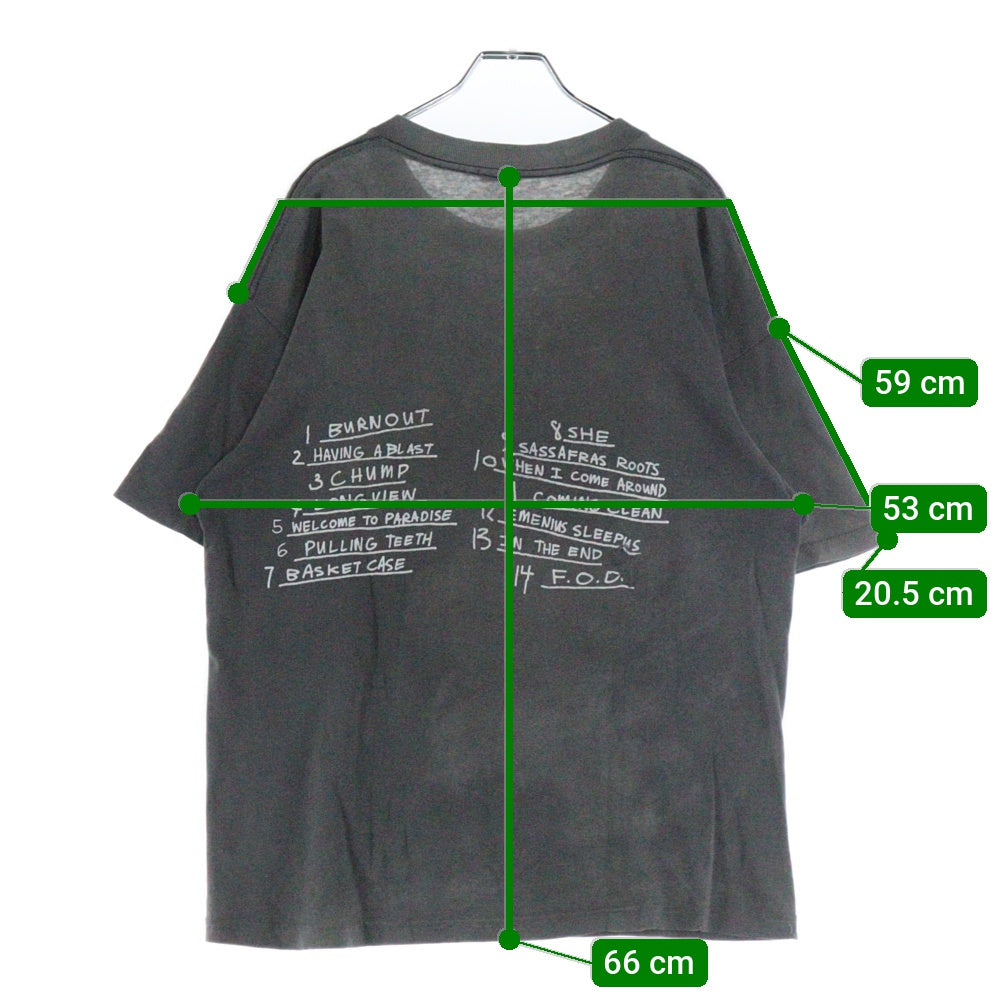 VINTAGE(ヴィンテージ) 90s GREEN DAY グリーンデイ DOOKIE 半袖Tシャツ カットソー ブラック