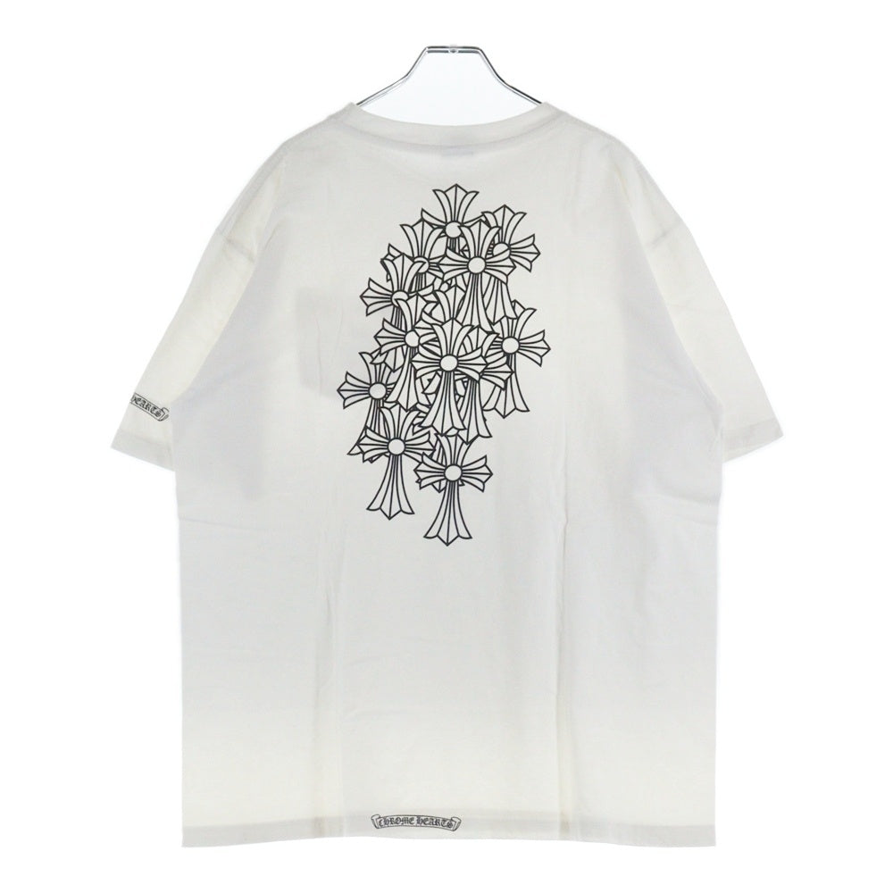 CHROME HEARTS(クロムハーツ) OLD オールドモデル バックセメタリー ホースシュープリントポケット 半袖Tシャツ カットソー ホワイト