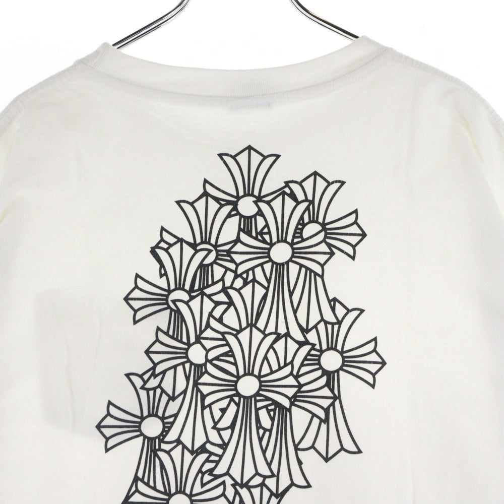 CHROME HEARTS(クロムハーツ) OLD オールドモデル バックセメタリー ホースシュープリントポケット 半袖Tシャツ カットソー ホワイト
