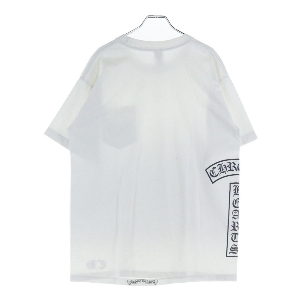 CHROME HEARTS(クロムハーツ) OLD オールドモデル フレア 胸ポケット 半袖Tシャツ カットソー ホワイト