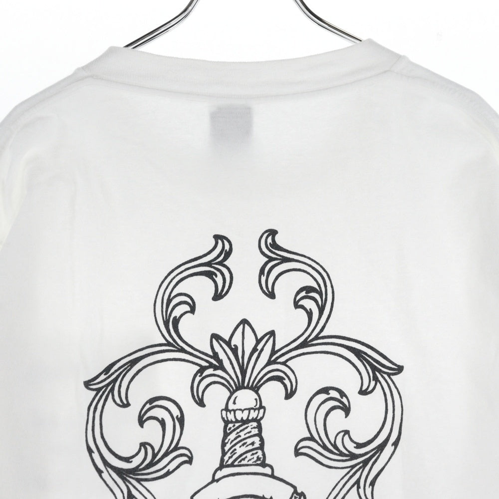 CHROME HEARTS(クロムハーツ) OLD ×max field Dagger L/S TEE オールドモデル マックスフィールド ダガープリント 長袖Tシャツ ホワイト