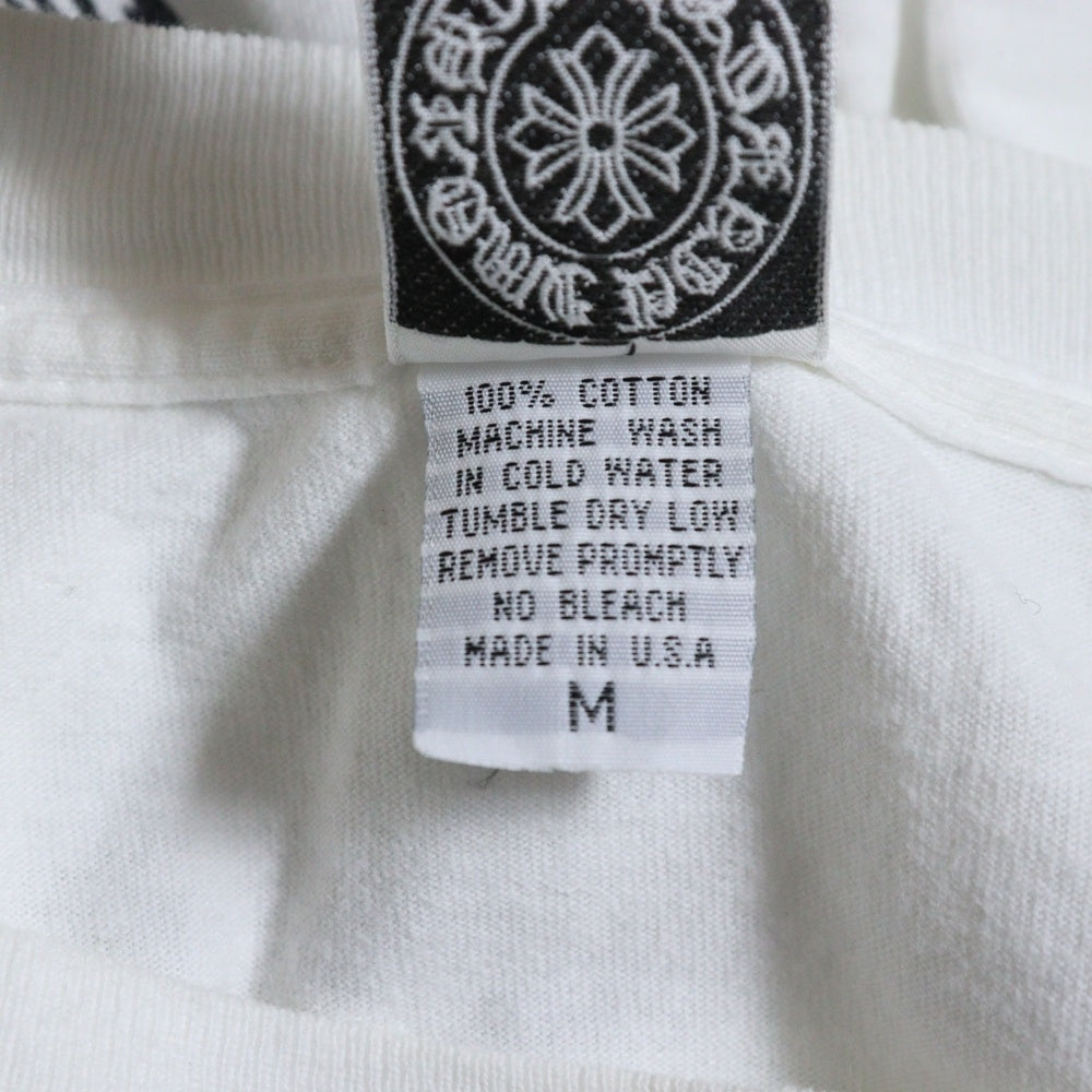 CHROME HEARTS(クロムハーツ) OLD ×max field Dagger L/S TEE オールドモデル マックスフィールド ダガープリント 長袖Tシャツ ホワイト