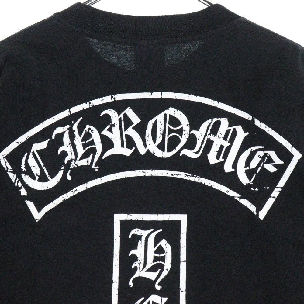 CHROME HEARTS(クロムハーツ) OLD T BAR オールド Tバープリント スター 半袖Tシャツ カットソー ブラック