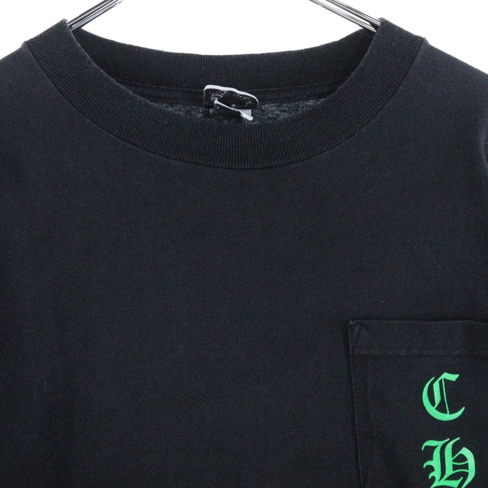 CHROME HEARTS(クロムハーツ) OLD バックホースシュー スタープリント長袖Tシャツ 長袖カットソー ブラック