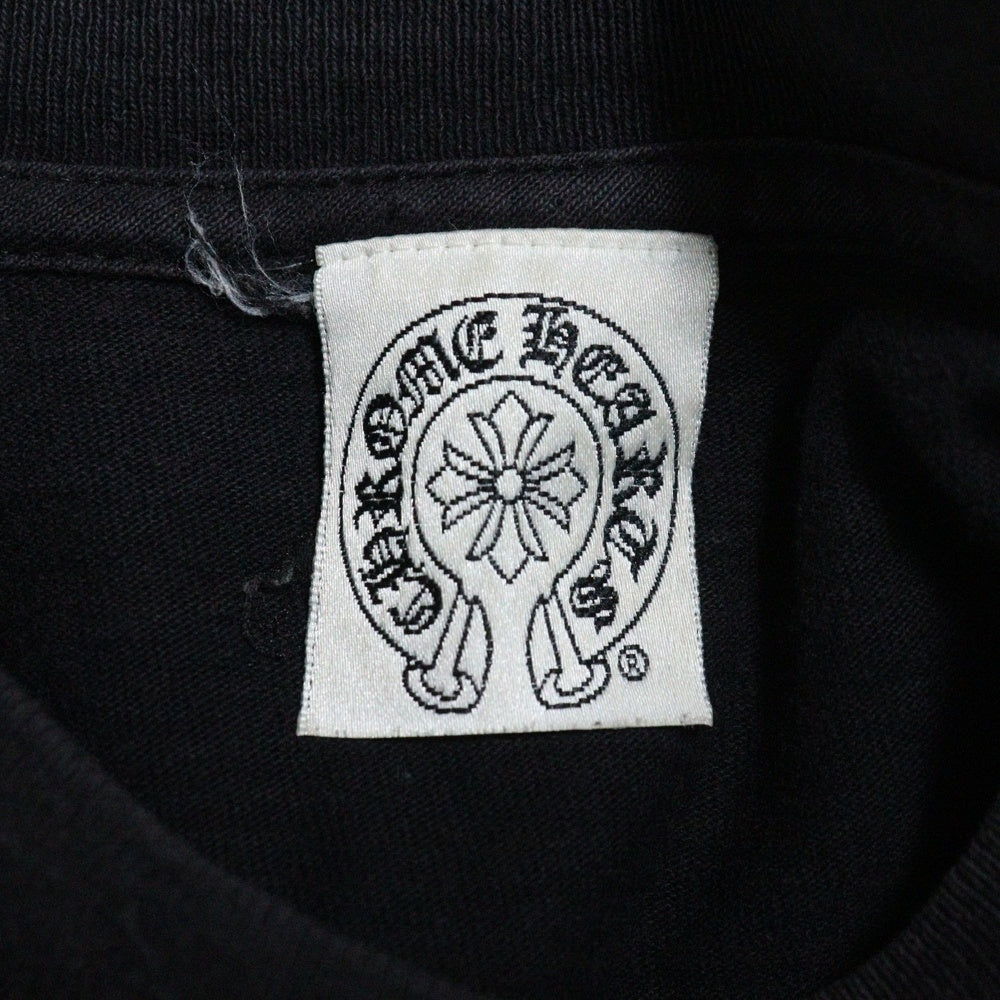 CHROME HEARTS(クロムハーツ) OLD オールドモデル ホースシューCH刺?ポケット 長袖Tシャツ 長袖カットソー ブラック