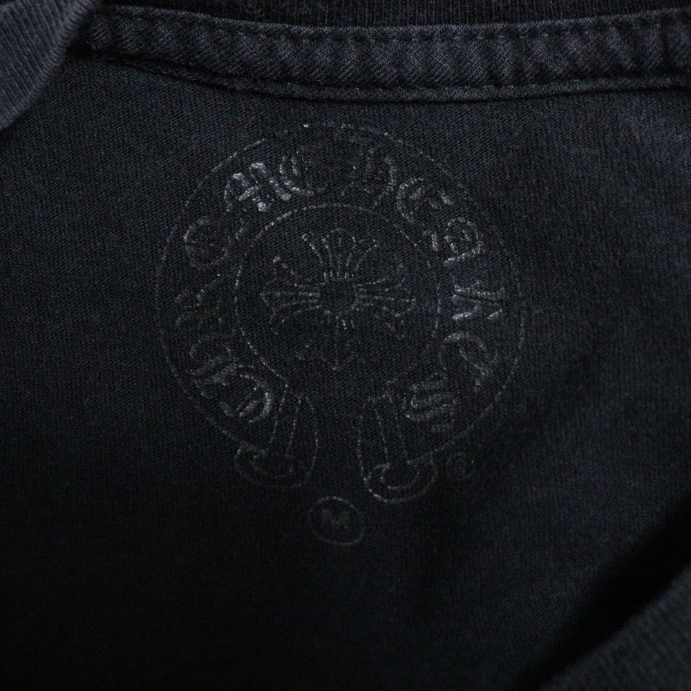 CHROME HEARTS(クロムハーツ) バックCHクロス スクロールラベル CHプラスプリントポケット 長袖Tシャツ 長袖カットソー ブラック