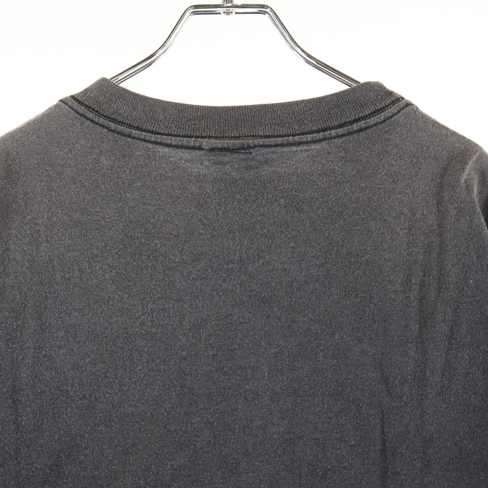 CHROME HEARTS(クロムハーツ) OLD オールドモデル バックセメタリー ホースシュープリントポケット 長袖Tシャツ 長袖カットソー ブラック
