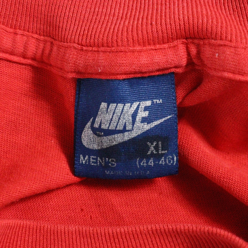 NIKE(ナイキ) 80S VINTAGE Air Jordan Wing Logo 紺タグ ウィングロゴプリント 半袖Tシャツ レッド