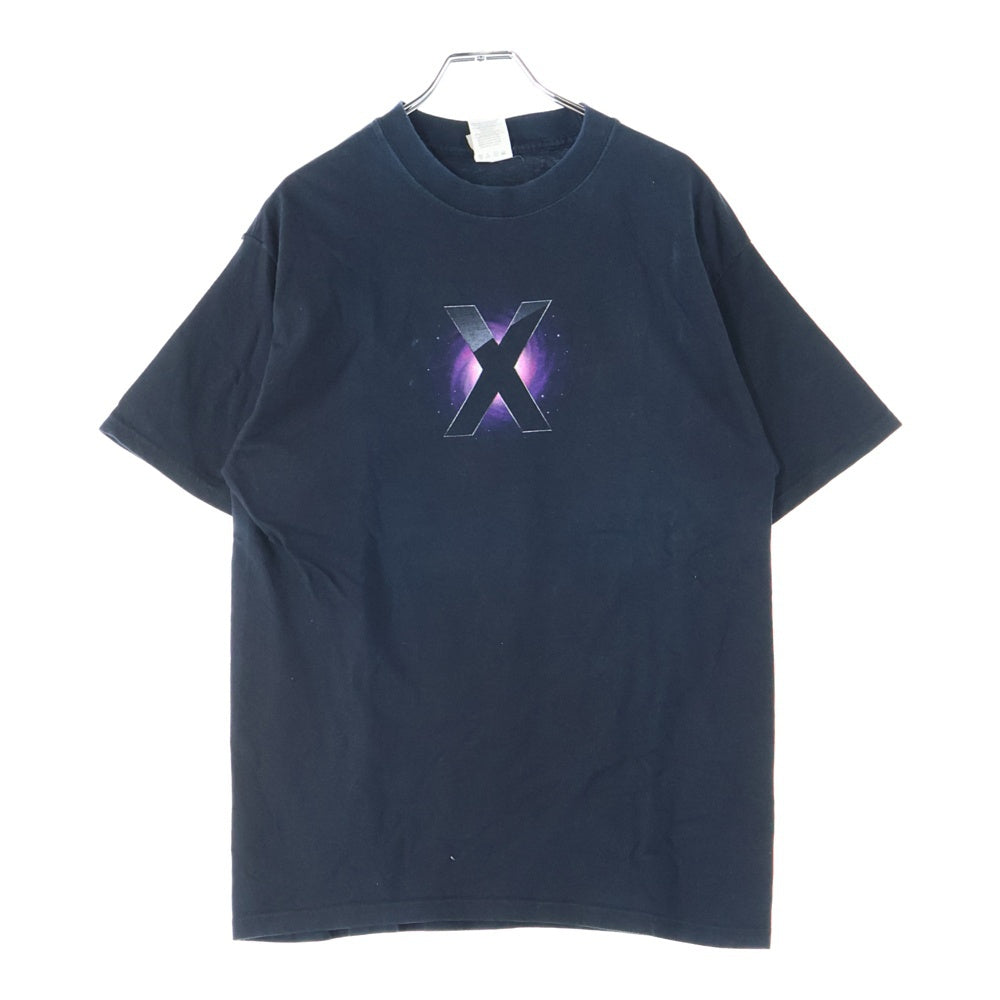 VINTAGE(ヴィンテージ) 00S apple Mac OS X 両面プリント 半袖Tシャツ ブラック