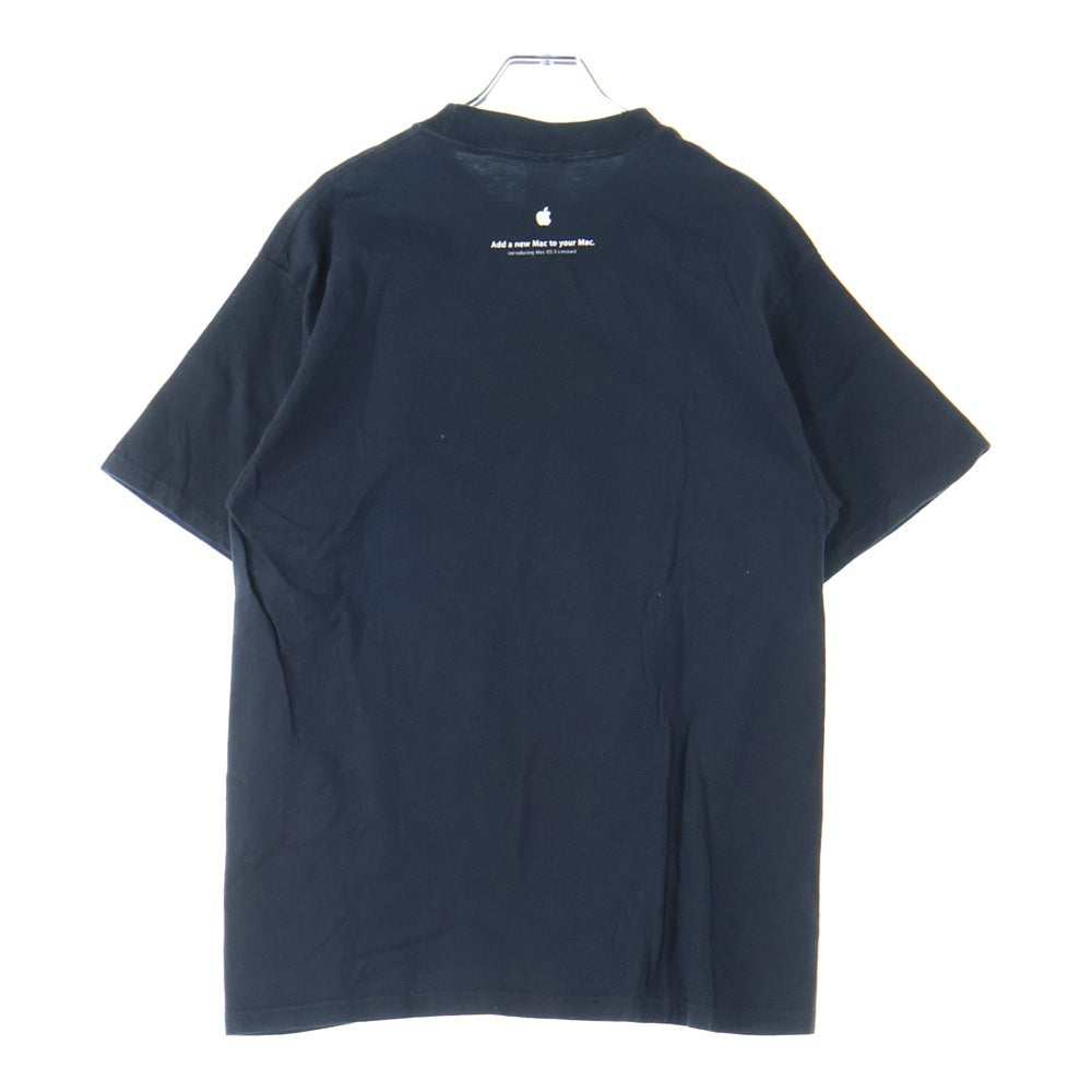 VINTAGE(ヴィンテージ) 00S apple Mac OS X 両面プリント 半袖Tシャツ ブラック