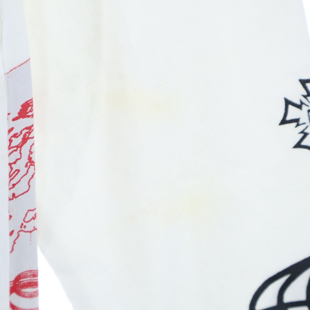 HOOD BY AIR/HBA(フッドバイエアー/エイチビーエー) CLASSICS グラフィックプリント ロングスリーブ 長袖Tシャツ ホワイト