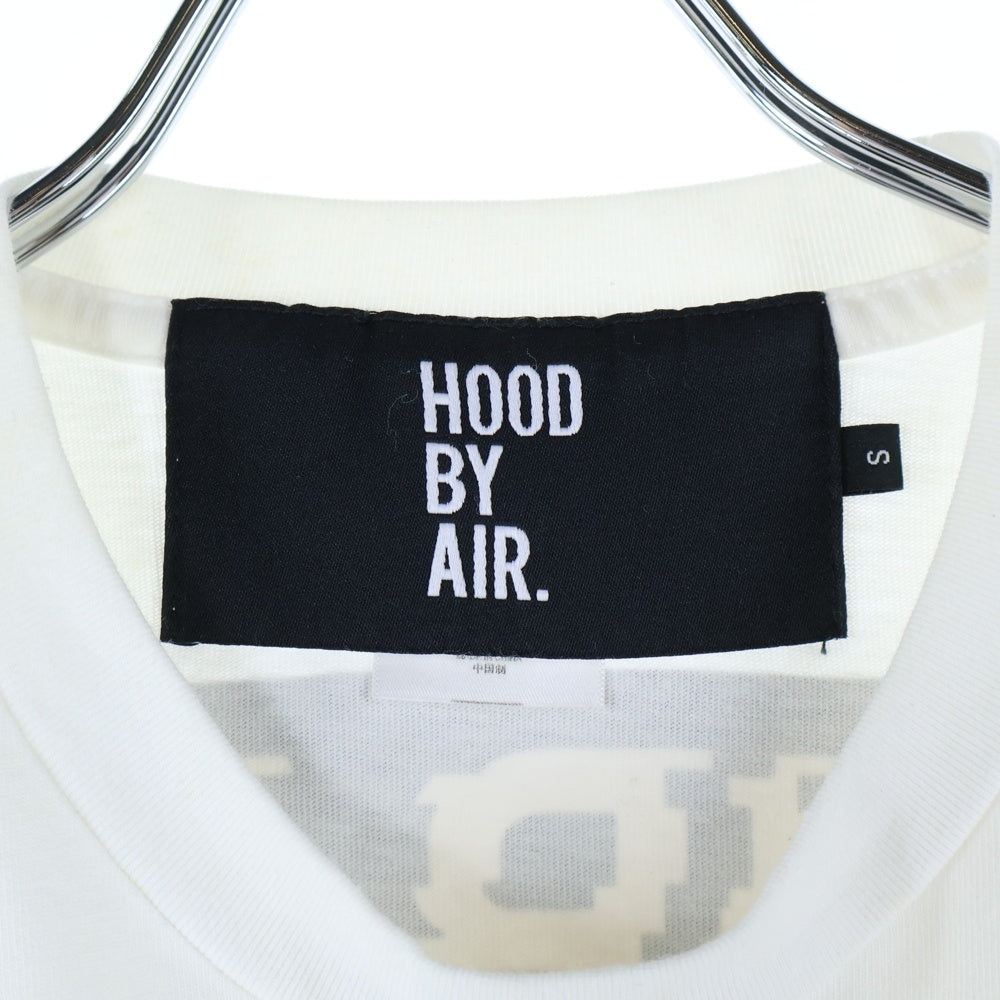 HOOD BY AIR/HBA(フッドバイエアー/エイチビーエー) CLASSICS グラフィックプリント ロングスリーブ 長袖Tシャツ ホワイト