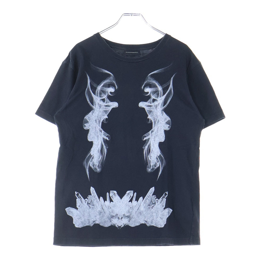 PHENOMENON(フェノメノン) 14SS smoke スモーク デザインプリント 半袖Tシャツ ブラック