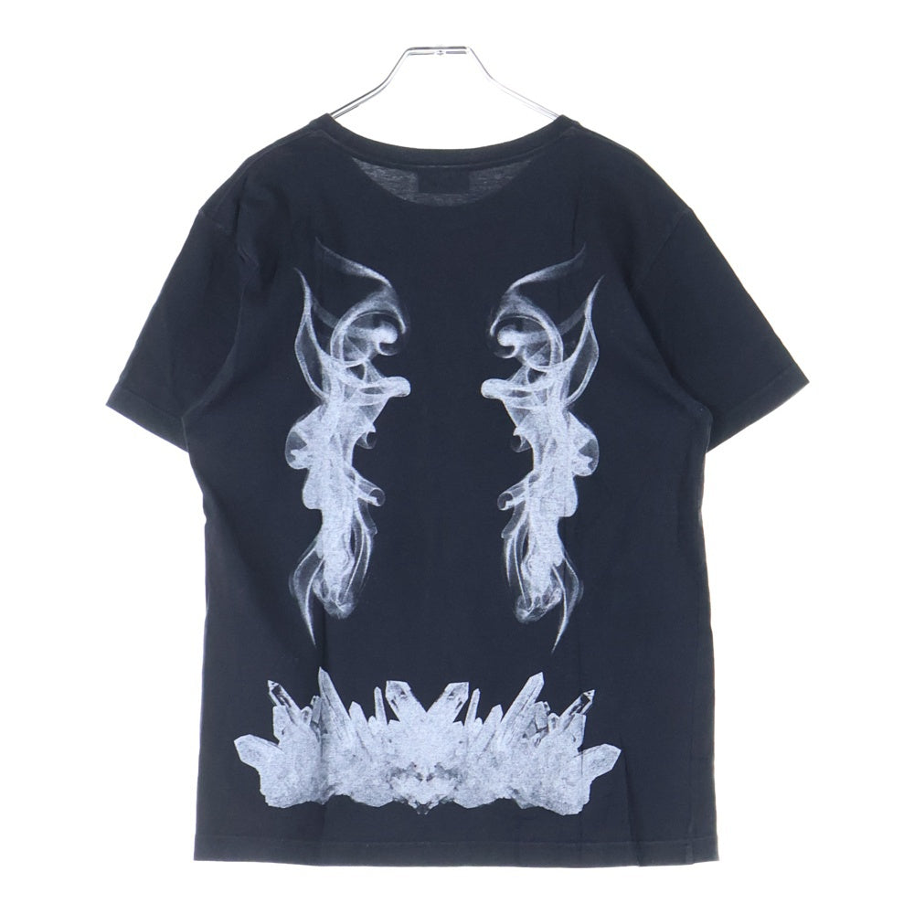PHENOMENON(フェノメノン) 14SS smoke スモーク デザインプリント 半袖Tシャツ ブラック