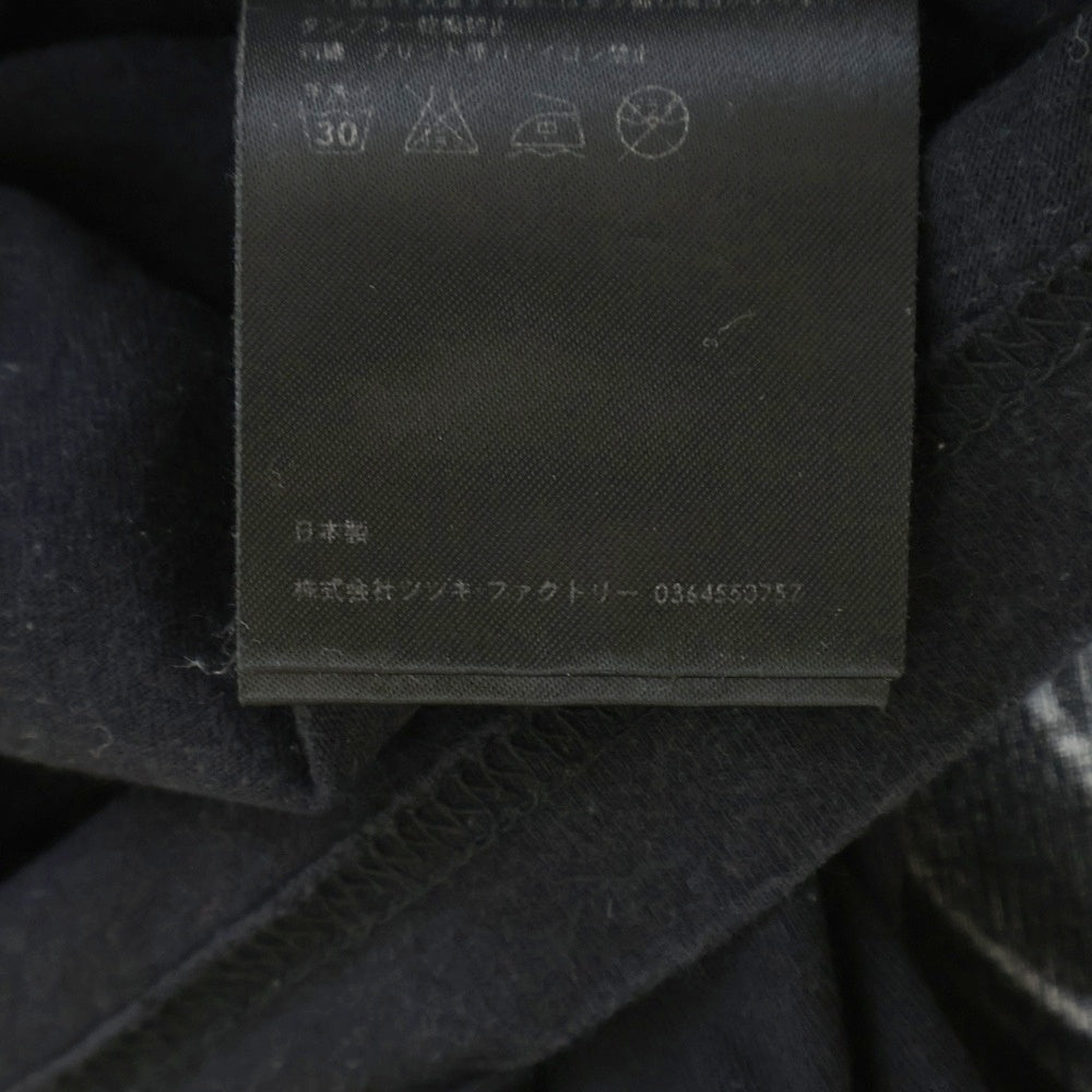 PHENOMENON(フェノメノン) 14SS smoke スモーク デザインプリント 半袖Tシャツ ブラック