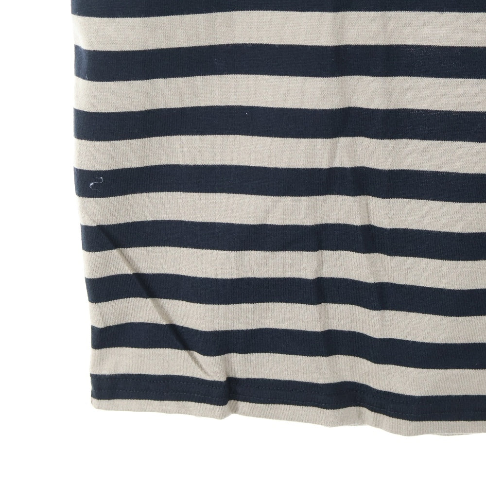 Needles(ニードルス) S/S CREW NECK TEE ボーダー柄 クルーネック 半袖Tシャツ ブラウン OT258