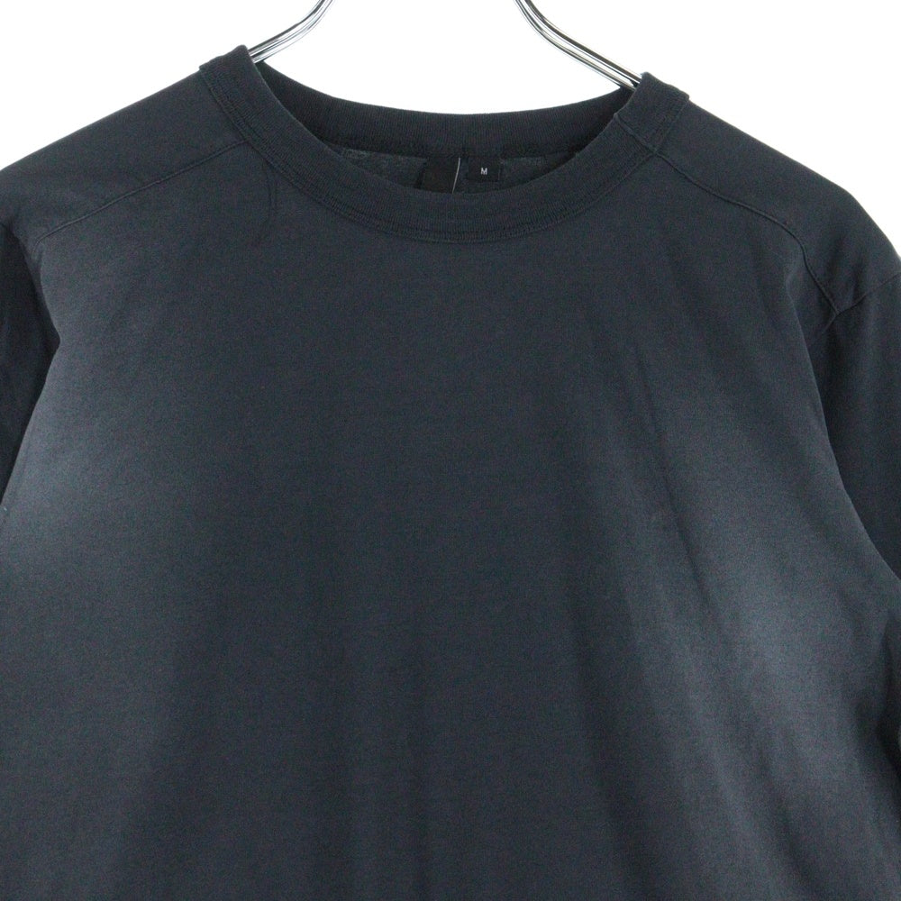 entire studios(エンタイア スタジオ) PRIMER LONG SLEEVE 汚れ加工 ロングスリーブ 長袖Tシャツ ブラック ES2262WBM