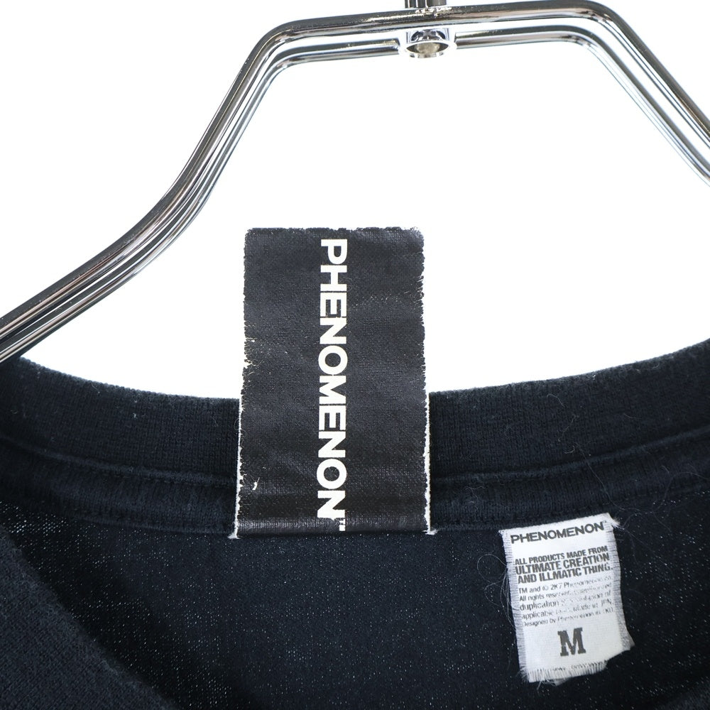 PHENOMENON(フェノメノン) 00S グラフィックロゴプリント 半袖Tシャツ ブラック