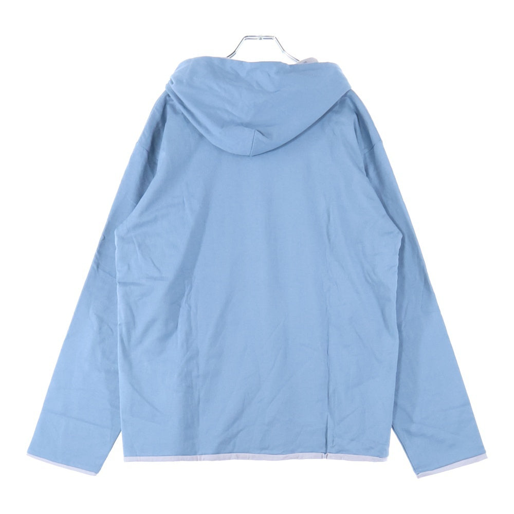 Needles(ニードルス) L/S Reversible Hoody パピヨン バタフライプリント リバーシブル プルオーバーパーカー ブルー NS268