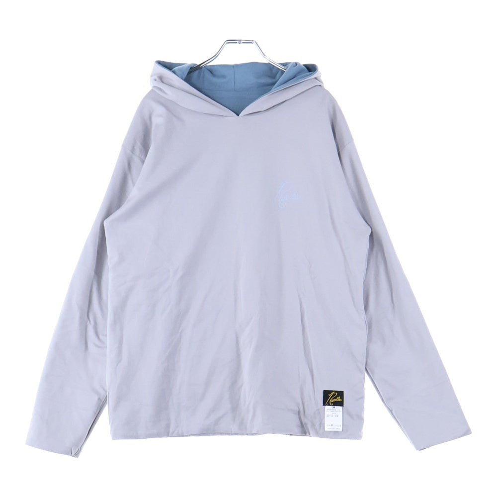 Needles(ニードルス) L/S Reversible Hoody パピヨン バタフライプリント リバーシブル プルオーバーパーカー ブルー NS268