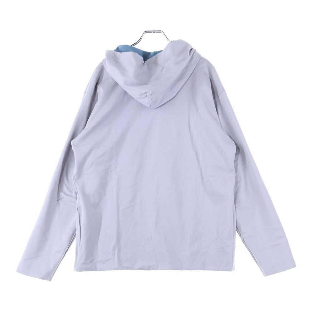 Needles(ニードルス) L/S Reversible Hoody パピヨン バタフライプリント リバーシブル プルオーバーパーカー ブルー NS268