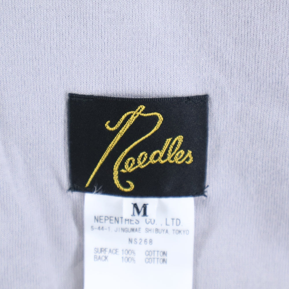 Needles(ニードルス) L/S Reversible Hoody パピヨン バタフライプリント リバーシブル プルオーバーパーカー ブルー NS268