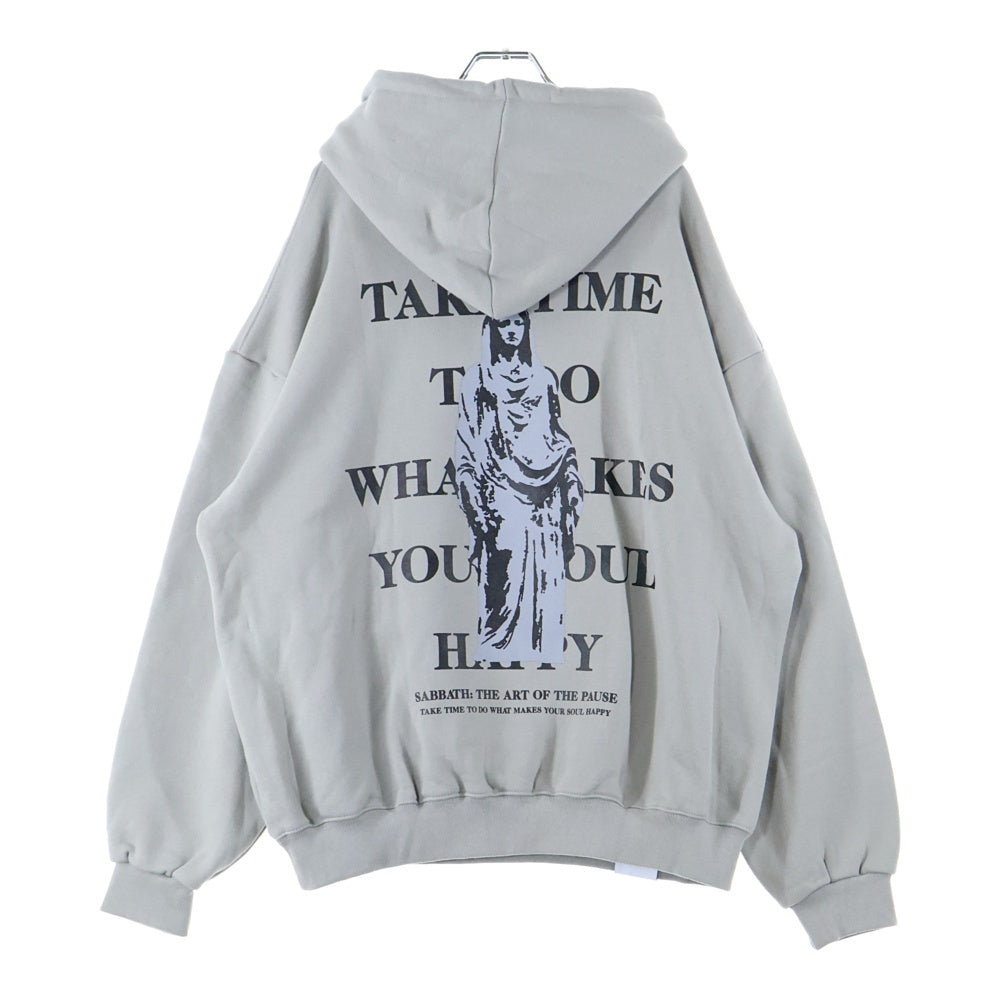 LIBERE(リベーレ) SABBATH LOGO HOODIE サバスロゴ プルオーバーパーカー グレー